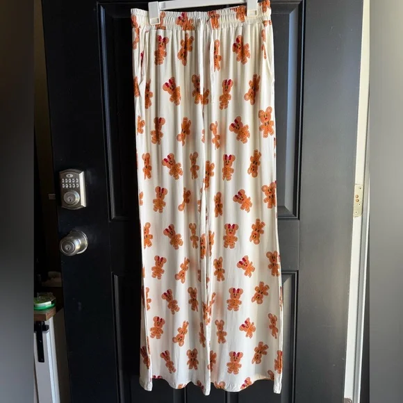 NWOT Mickey Magical Gingerbread | Women’s PJ PANTS and TOP SET SIZE LARGE - Picture 13 of 15